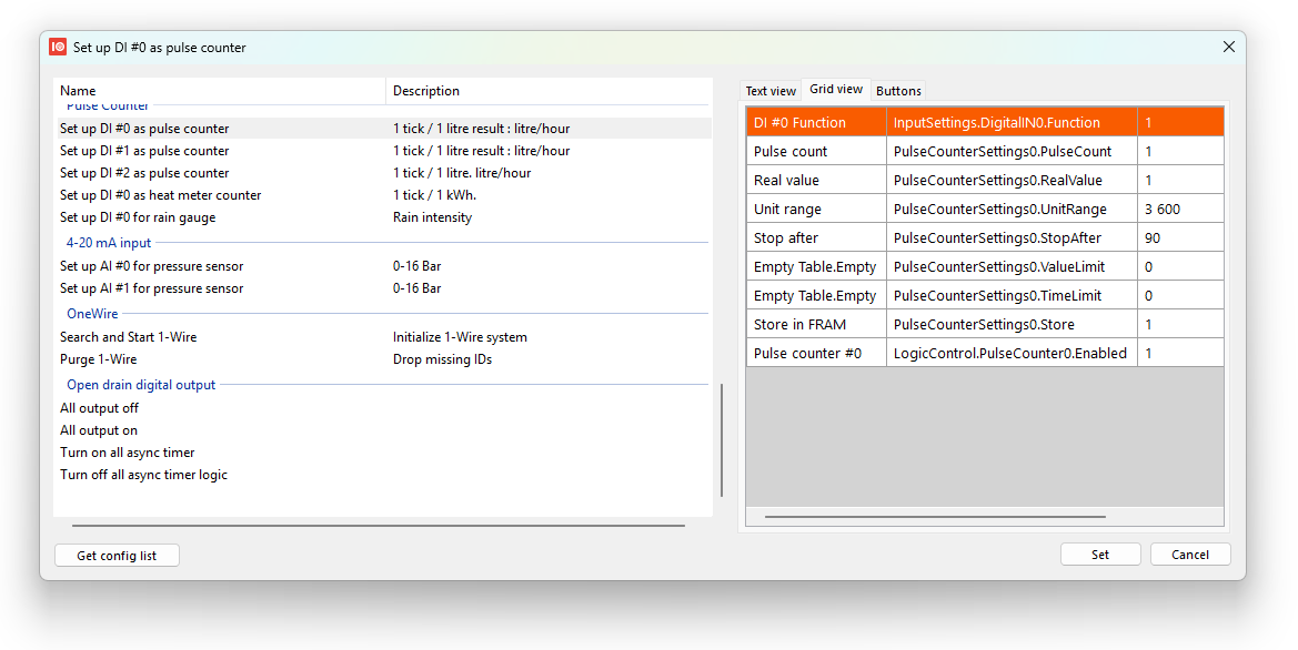 Digitalio Tool param script